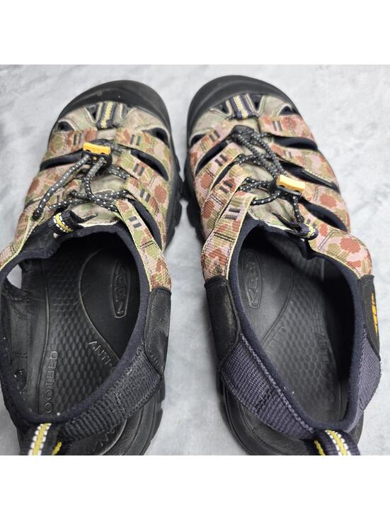KEEN Men\'s Newport Retro sandal in the unique Fisheye Camouflage Sz 11 main image 4